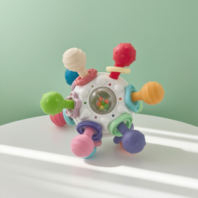 Wooden Rattles Manufacturer - Handmade Crochet Animal Soothing Gift