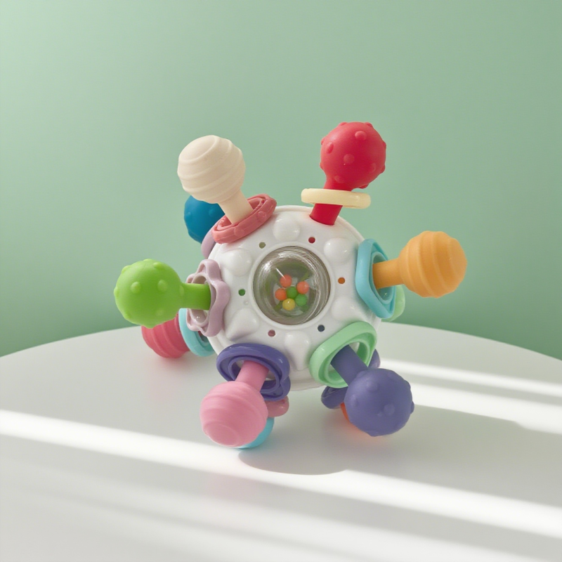 Wooden Rattles Manufacturer - Handmade Crochet Animal Soothing Gift