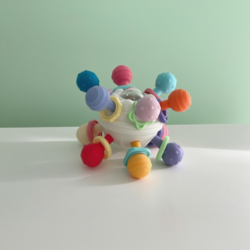 Wooden Rattles Manufacturer - Handmade Crochet Animal Soothing Gift