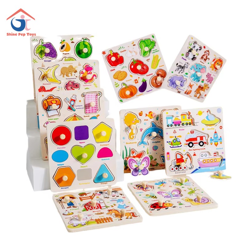 Jigsaw Puzzle Factory - Early Education Pegged Intelligence Toy