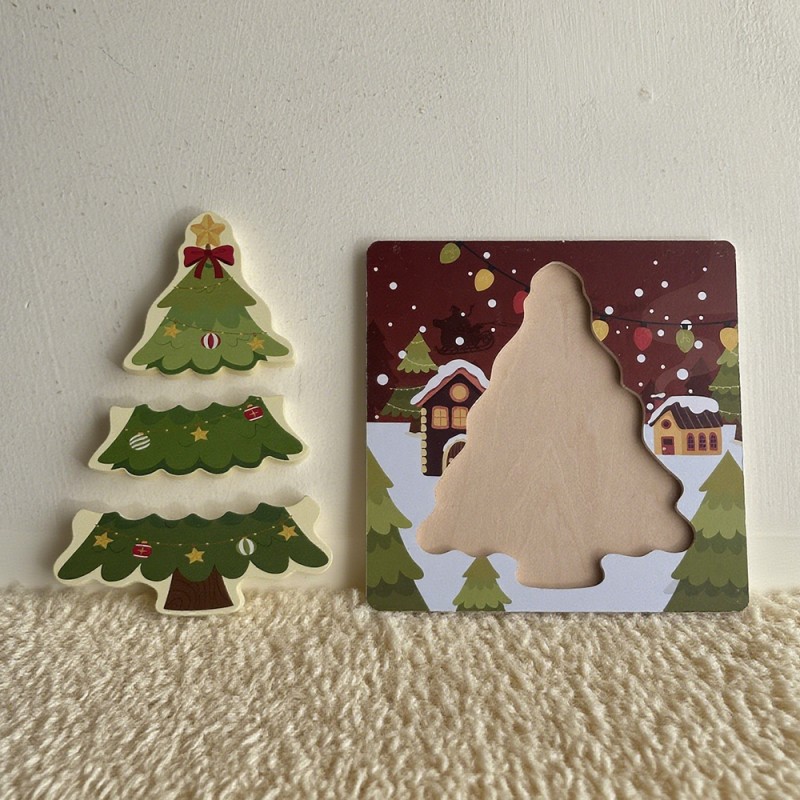 Animal Puzzle Supplier - 3D Tree Shape Pegged Matching Game