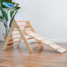 Wooden Play Set Supplier - Outdoor Large Climbing Equipment Frame