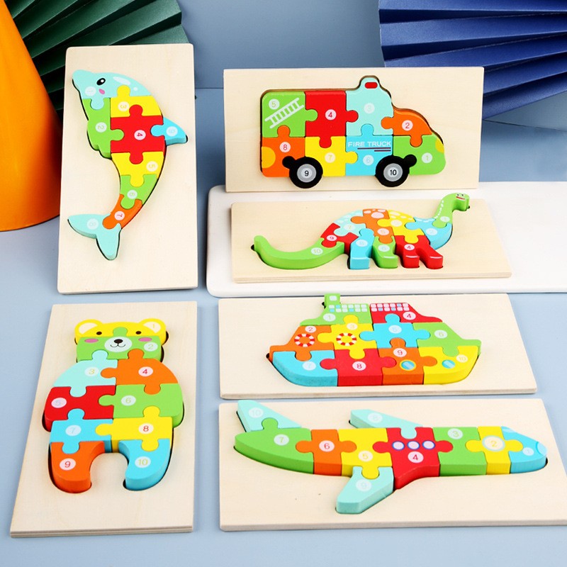 Animal Puzzle Manufacturer - Montessori Educational Block Puzzles