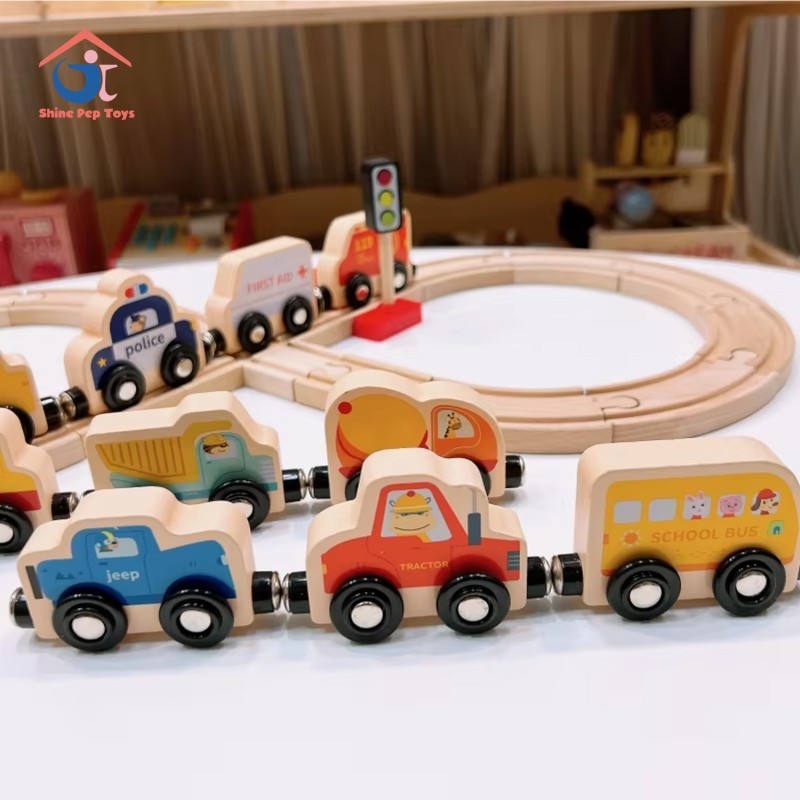 Wooden Train Set Manufacturer - Assembly Railway Track Toys