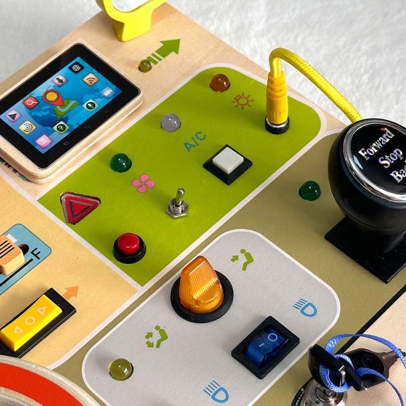 Busy Board Factory - Electronic LED Light Sensory Learning Toy