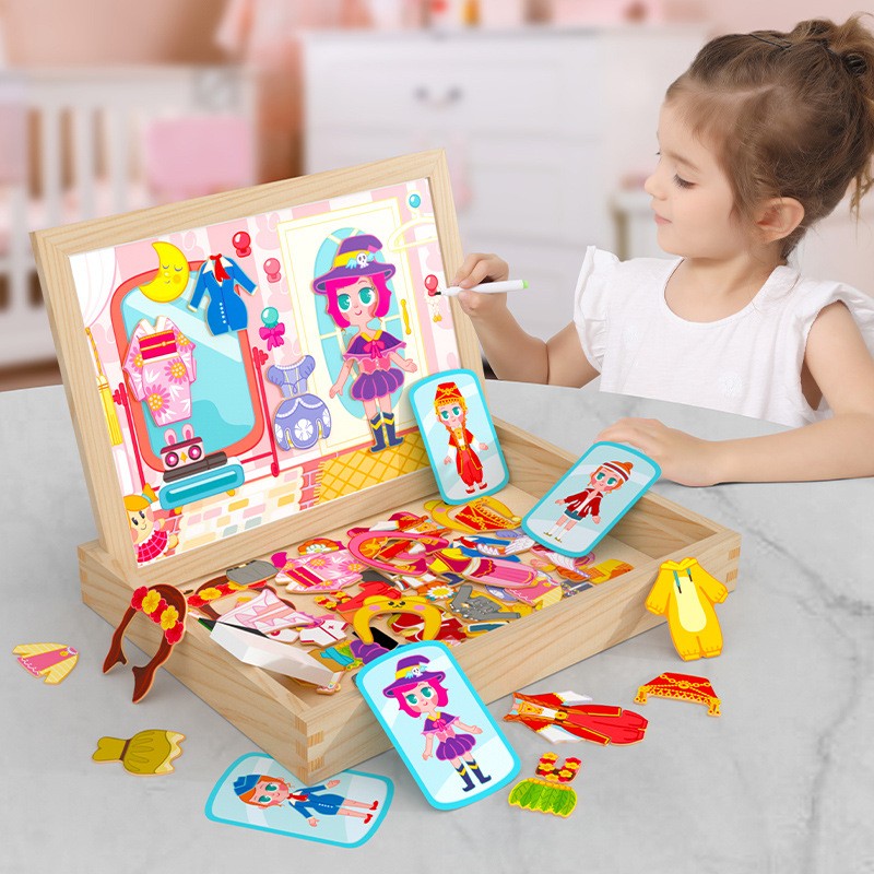 Dress up Dolls Supplier - Wooden Pretend Play Preschool Learning Toy
