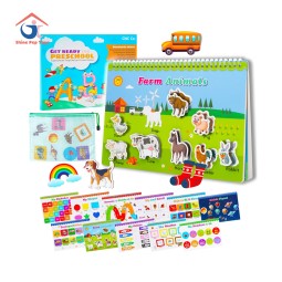 Quiet Books Manufacturer - Toddlers Activities Learning Reusable