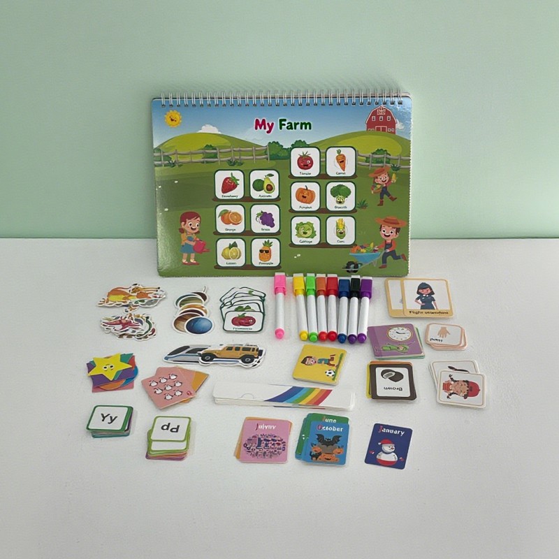 Smart Book Manufacturer - 26-Word Early Learning Picture Cards