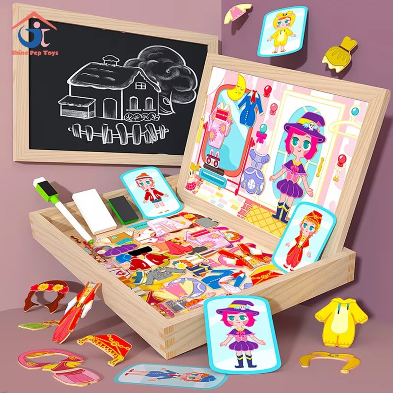 Dress up Dolls Supplier - Wooden Pretend Play Preschool Learning Toy