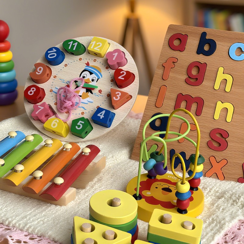 Xylophone Toy Manufacturer - Cognitive Board Puzzle 11 Types Set