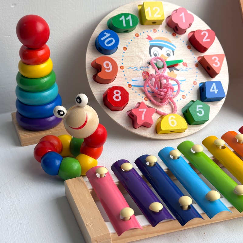 Xylophone Toy Manufacturer - Cognitive Board Puzzle 11 Types Set