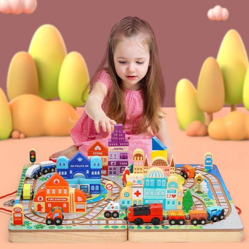 Montessori Block Supplier - Railway Model Train Accessories Tracks