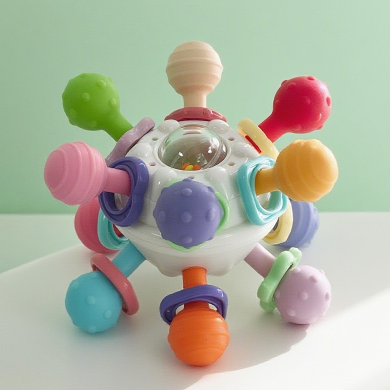 Wooden Rattles Manufacturer - Handmade Crochet Animal Soothing Gift