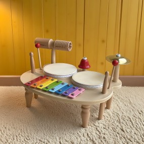 Music Toy Manufacturer - Six in One Xylophone Drum Sensory Toy