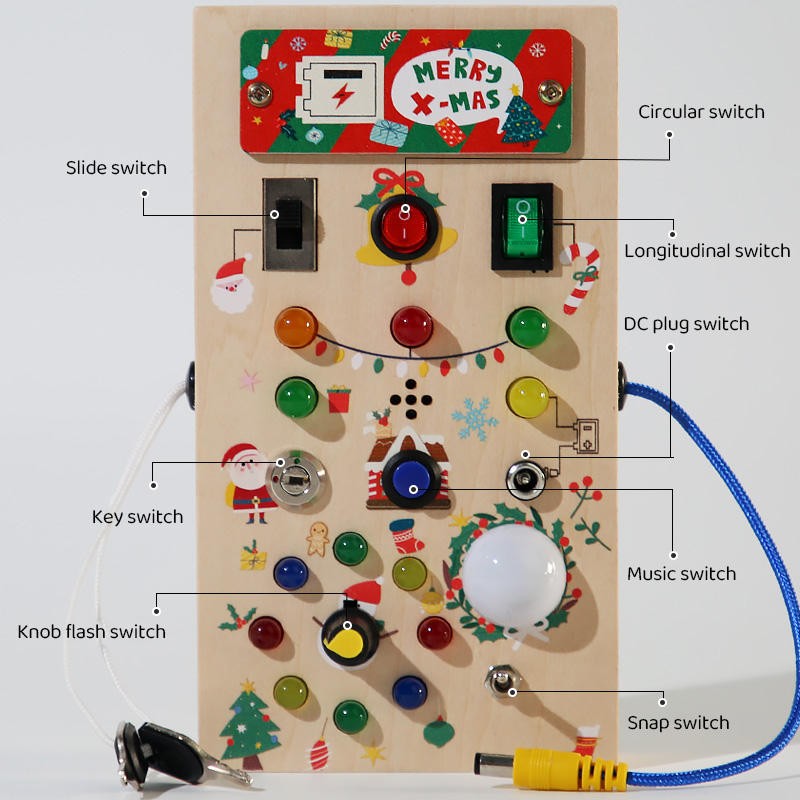 Busy Board Supplier - 3D Dinosaur LED Light Power Button