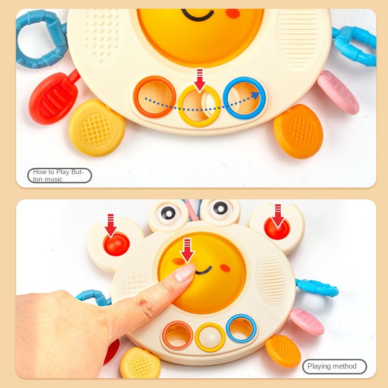 Pull Puzzle Toy Manufacturer - Crab Shape Hand Movement Training