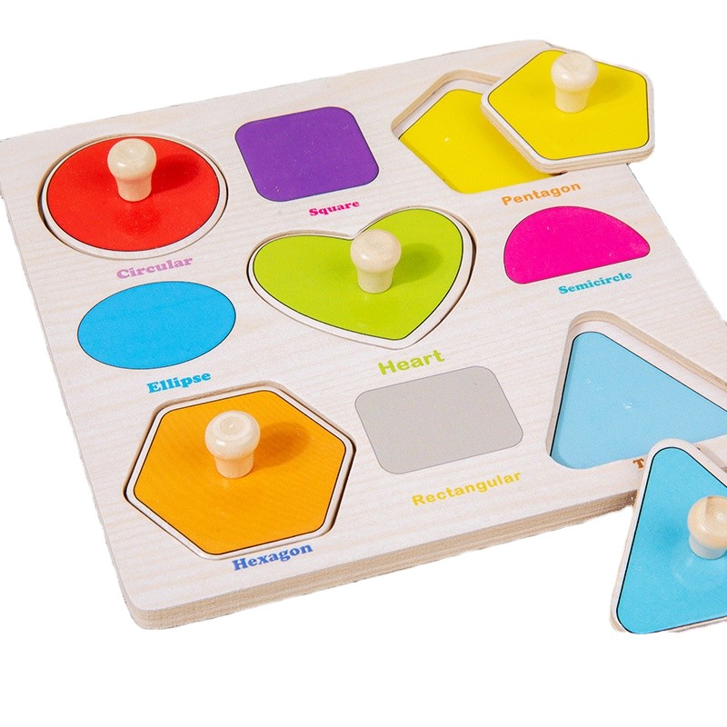 Pegged Puzzle Supplier - 3D Wooden Matching Games Teaching Aids