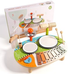 Bear Piano Factory - Multi-Functional Wooden Early Educational