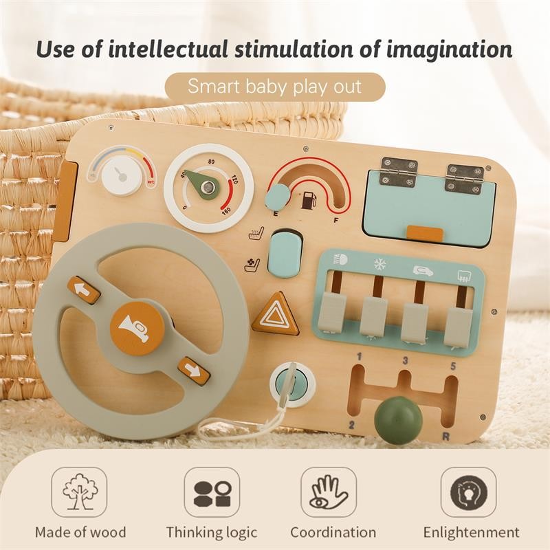 Busy Board Manufacturer - Sensory Driving Learning Steering Wheel