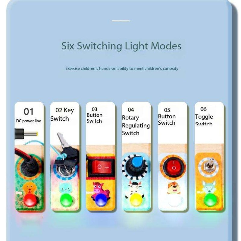 LED Light Switch Factory - Police Car Trumpet Sensory Educational