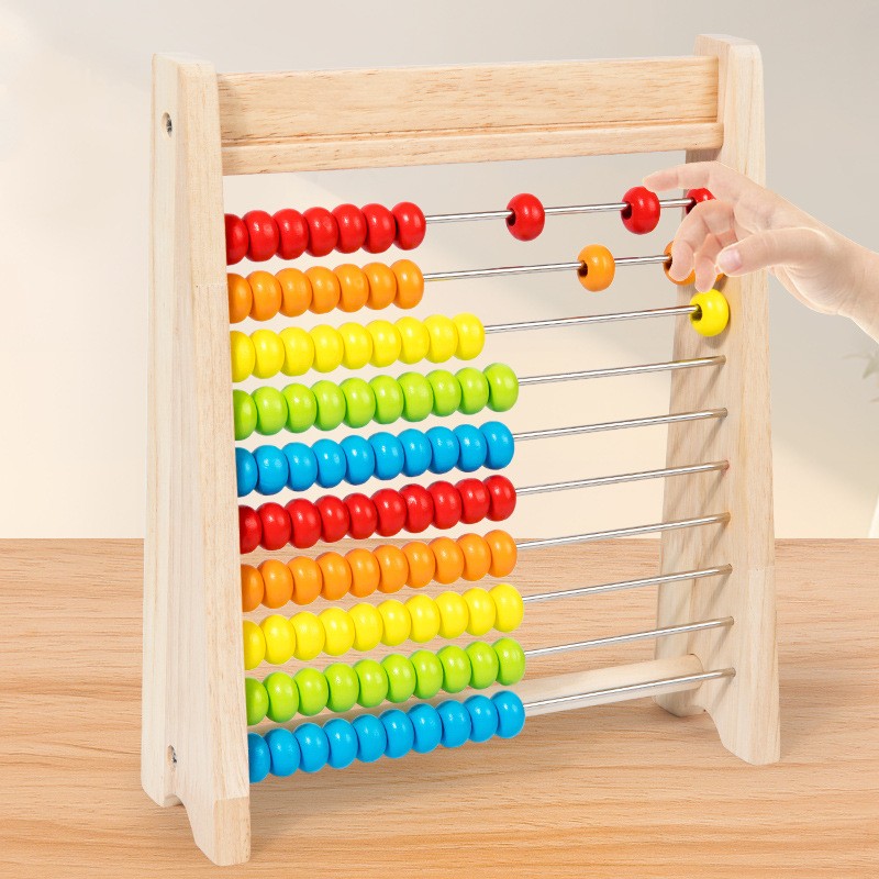 Wooden Abacus Factory - Number Counting Calculating Game Toy