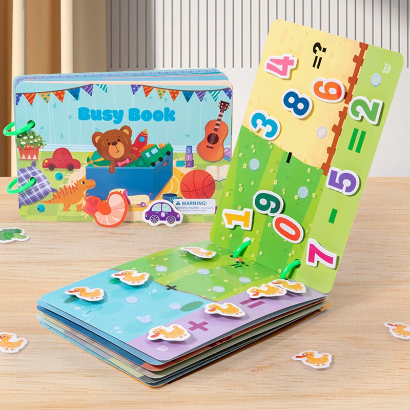 Cognitive Puzzle Manufacturer - Quiet Sticker Paper Educational Toy