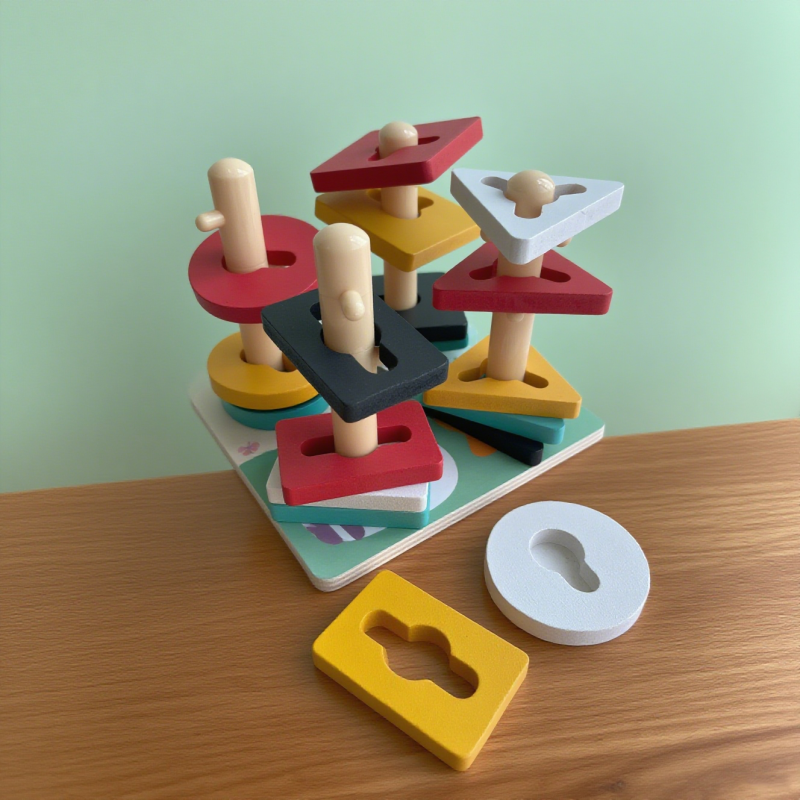 Building Block Sets Factory - DIY Archimedes Wood Educational Toy