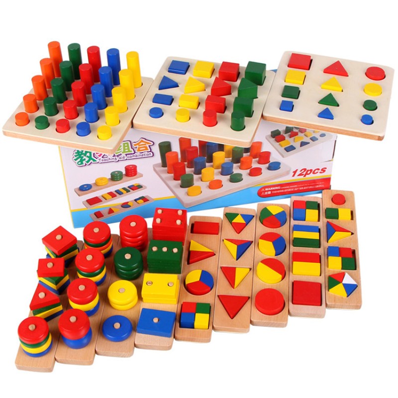 Stacking Toy Factory - Animal Peg Size Color Matching Music Toy