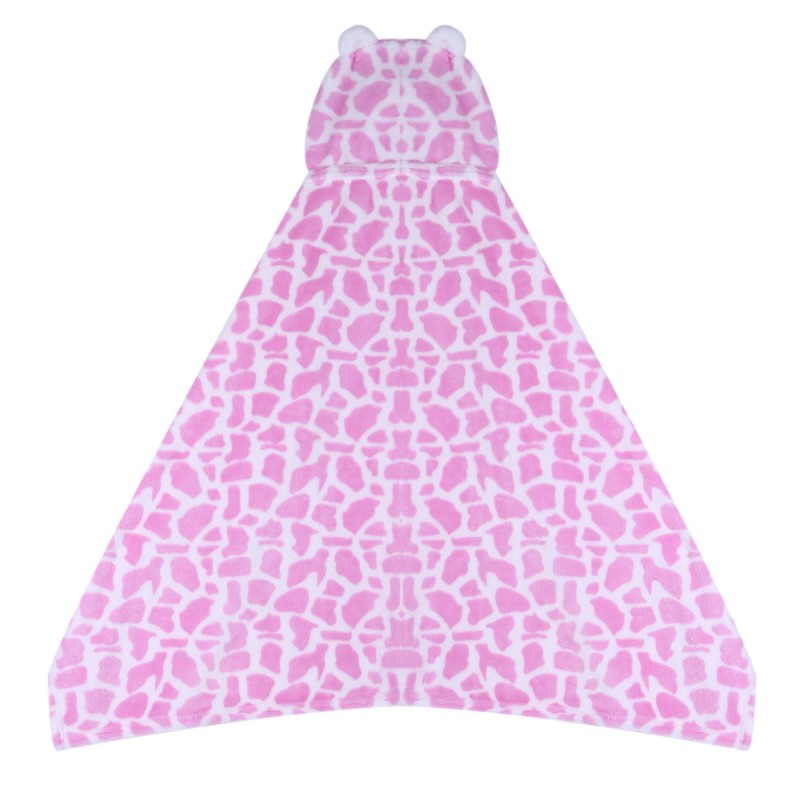 Baby Hooded Blanket Supplier - Animal Face Swaddling Blanket Large Size Plush After Bath