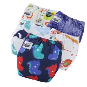 Toilet Training Underwear Factory - Newborn Cotton Cloth Diaper Pocket Pants Reusable