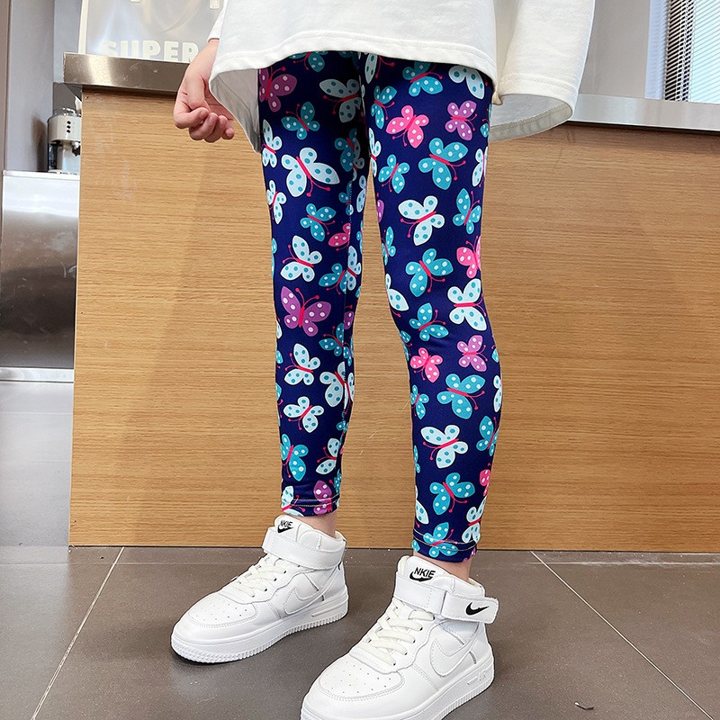 Young Girls Leggings Supplier - Multipack Soft Comfortable Pants Athletic Printed