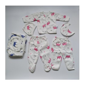 Baby Layette Set Supplier - 5-Piece Cozy Gift Set 0-3 Month Unisex Branded Clothes