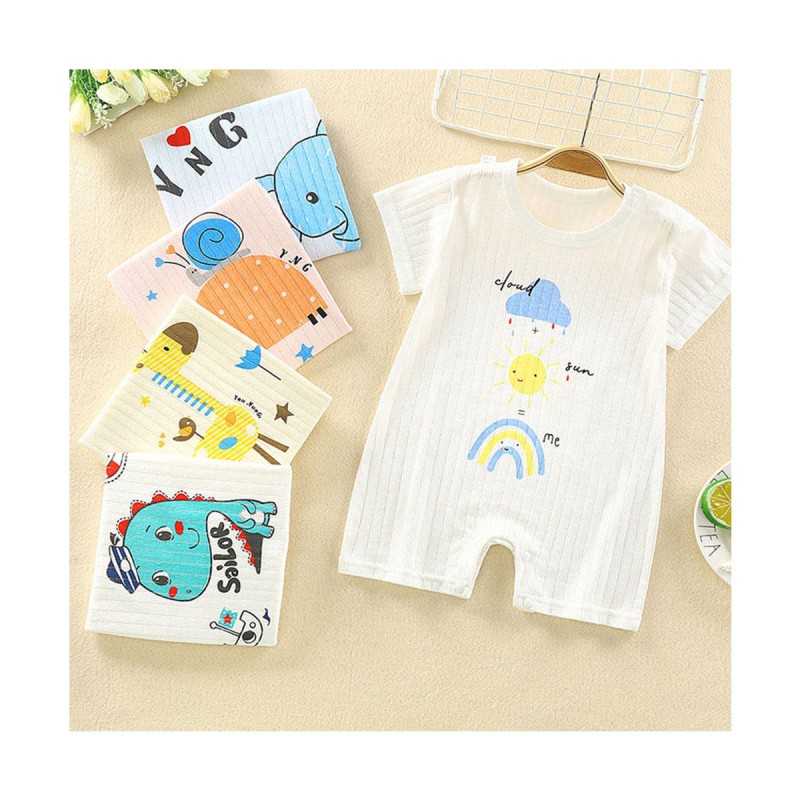 Newborn Baby Clothes Factory - Rompers Infant Pajamas Organic Outfit Short Sleeve