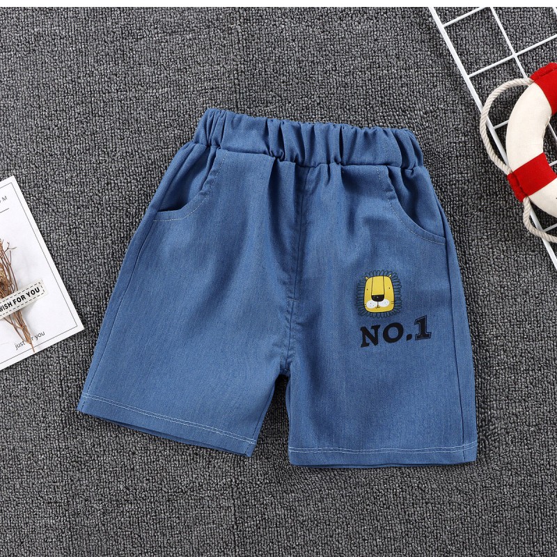 Toddler Jean Shorts Factory - Boys Kids Demin Jeans Shorts Elastic Waist Summer