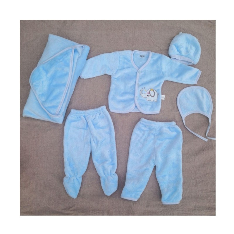 Baby Clothing Sets Manufacturer - Wholesale 6 Pieces Flannel Newborn Winter Clothes