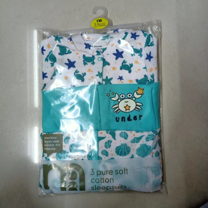 Baby Girls Romper Manufacturer - 100% Cotton One Piece Coverall Footie Bamboo Pajamas