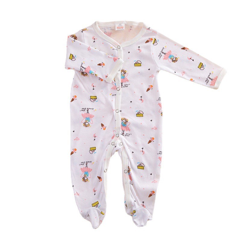 Baby Romper Factory - Snug Fit Footed Cotton One-Piece Long Sleeve Bodysuit Outfits
