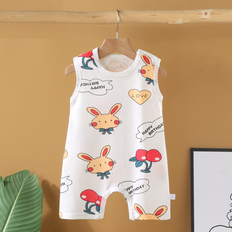 Baby Romper Supplier - Cotton Funny Light Envelope Sleeveless Knitted Outfit 0-18M