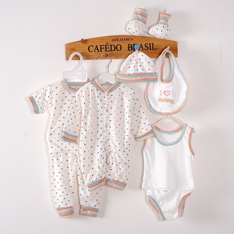 Newborn Layette Set Supplier - Bulk 8-Piece Essential Baby Clothes Infant Gift