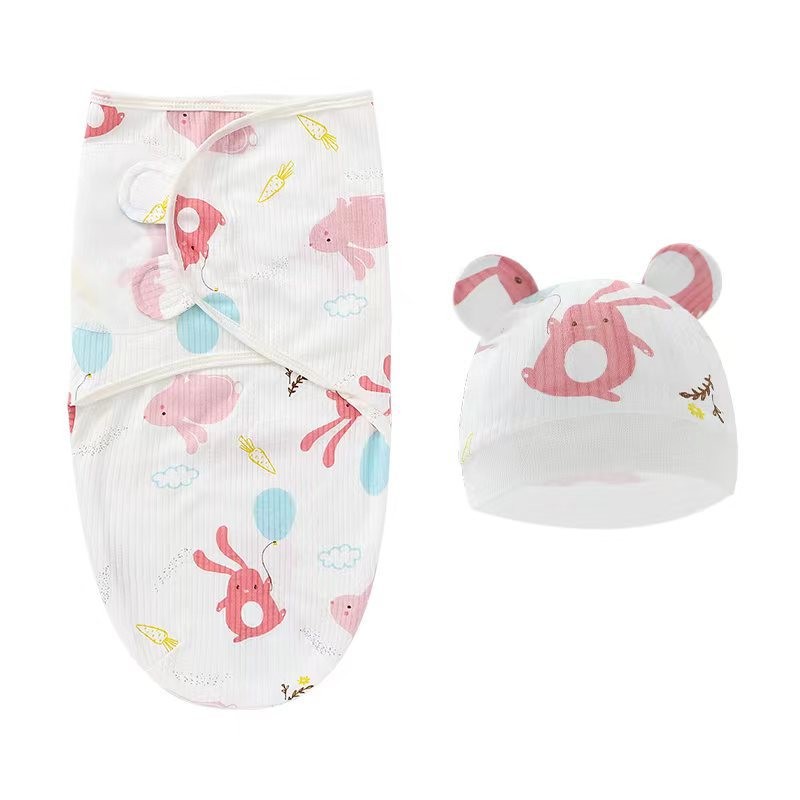 Newborn Swaddle Set Factory - Blankets Hats Sets Receiving Blanket Swaddle Sack Gift