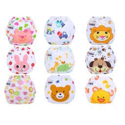 Potty Training Pants Manufacturer - 0-3T Cotton Printed Short Pants Reusable Training