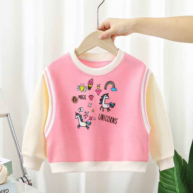 Toddler Boys Sweatshirt Manufacturer - Crewneck Cotton Long-Sleeve Pullover Cartoon Print