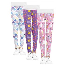 Baby Girl Leggings Factory - 3-12 Years Stretch Pants Cartoon Printed Summer Pants