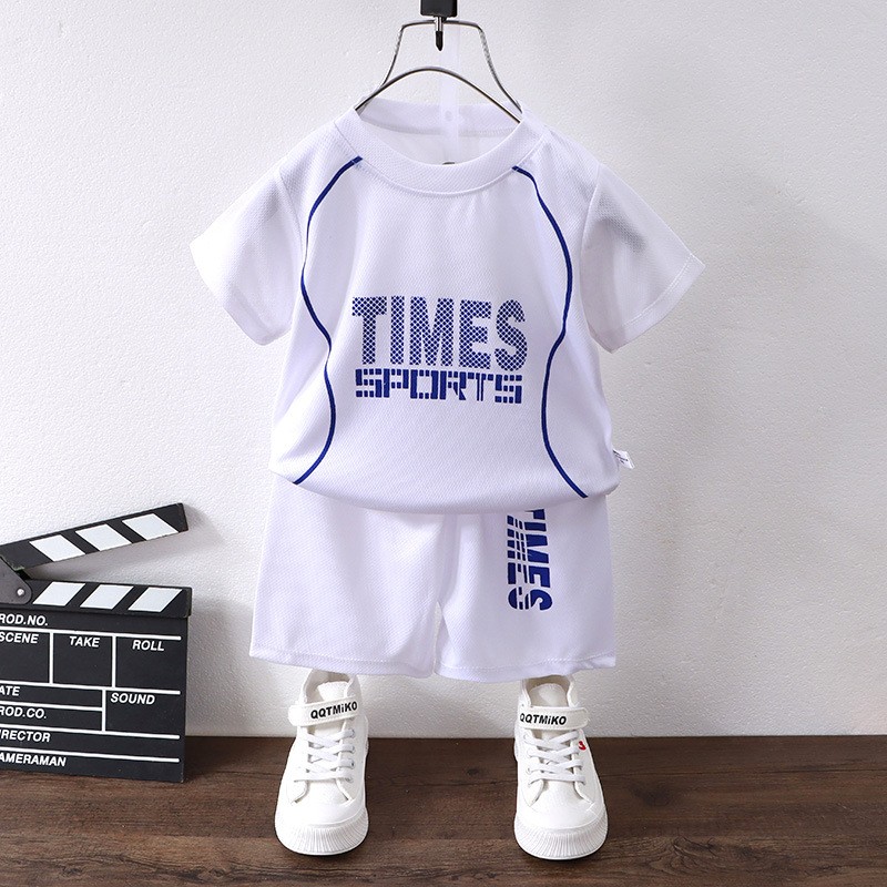 Boys Clothes Manufacturer - Toddler Basketball Jersey Outfit Tank Top Shorts Tracksuit
