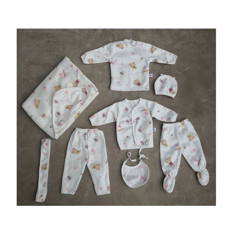 Newborn Clothes Supplier - 8PCS Baby Girl Boy Clothes 0-3 Months Winter Gifts Set