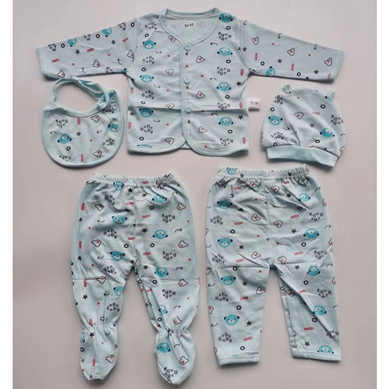 Newborn Gift Set Factory - 5-Piece Layette Essential Baby Clothes Autumn Collection