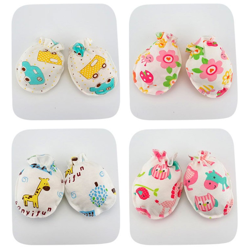 Baby Gloves Manufacturer - Newborn Infant Scratch Elastic Wrist Soft Mittens 0-6 Months