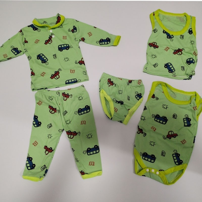 Baby Layette Set Supplier - 6-Piece Newborn Set Viscose Unisex Clothing Stocked Sales