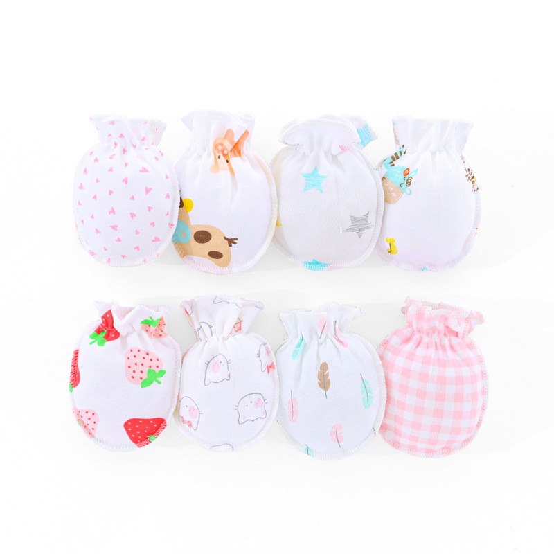 Baby Gloves Manufacturer - Newborn Infant Scratch Elastic Wrist Soft Mittens 0-6 Months