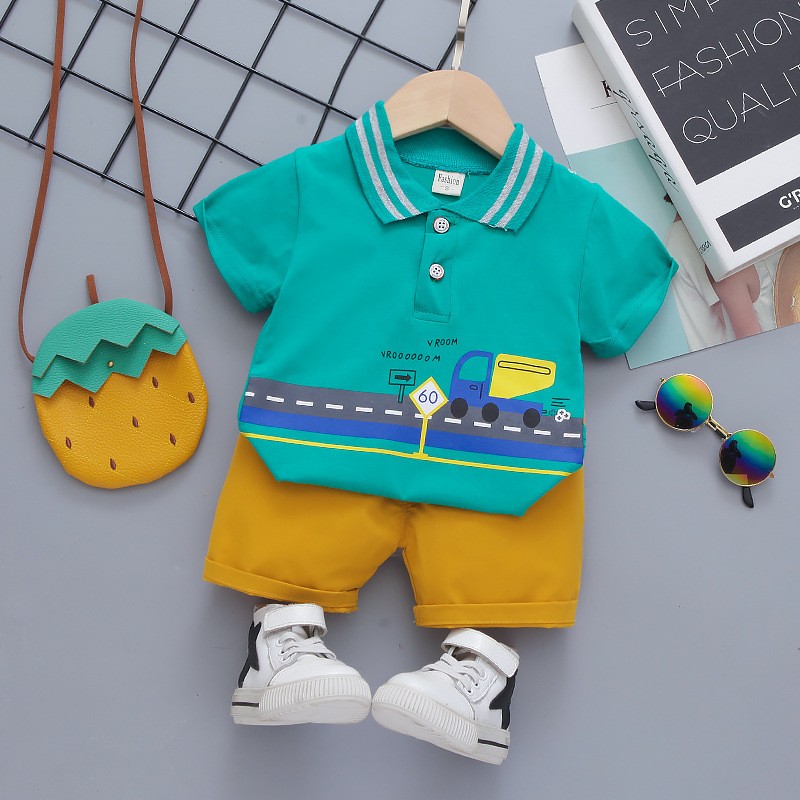 Baby Clothes Supplier - 100% Cotton 2022 Summer Toddler Pajamas Sleepwear Shirt